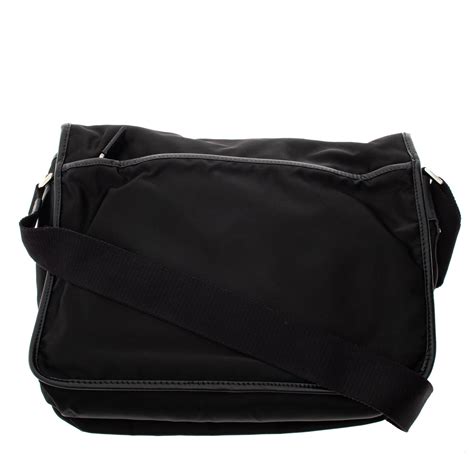 Bolsa Prada Transversal Nylon Preto .